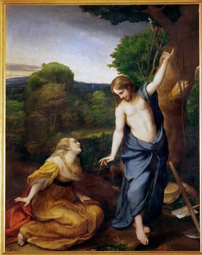 Noli me tangere (olje på lerret) av (c.1489-1534) Correggio