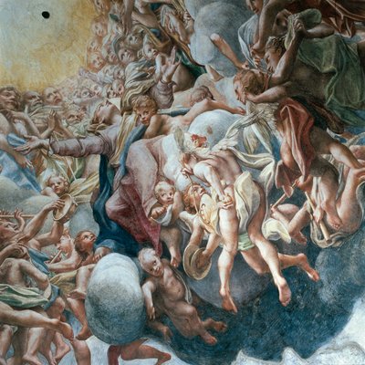 Antagelse av Jomfru av (c.1489 1534) Correggio