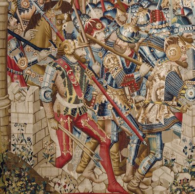 The Trojan War: The Destruction of Troy, ca. 1470 (teppe) av (fl.1450 75) Master of Coetivy