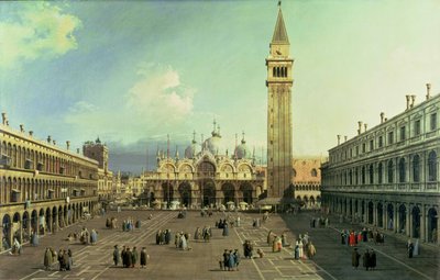Piazza San Marco, Venezia, ca. 1730-35 av Giovanni Antonio Canal