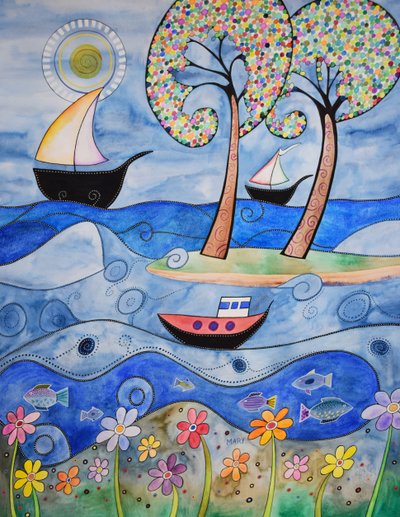  av Marys Watercolors