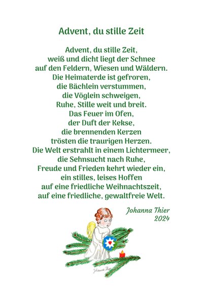 Advent, din stille tid av Johanna Thier