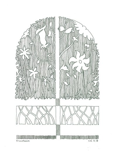 Blomsterbaum av Urs Grünenfelder