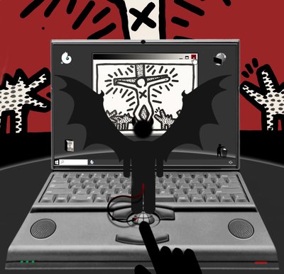 Antikrist (II) (fra serien: Vinduer) av Alexander Eibach