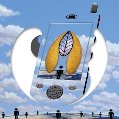 "...seit ein Gespräch wir sind..." (aus der Serie Skyphone) av Alexander Eibach