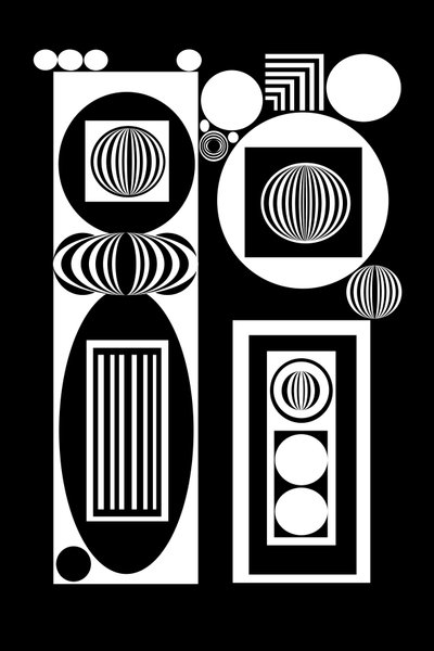 Rytme i svart-hvitt av Silvia Martini