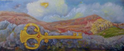 Det er en nøkkel, men huset er borte. av Elzbieta Goszczycka