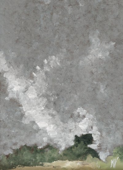 Hekk og skyer av M. Vet