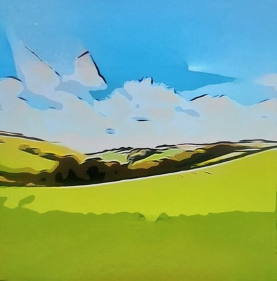 Digitale Landschaft 23 av M. Vet