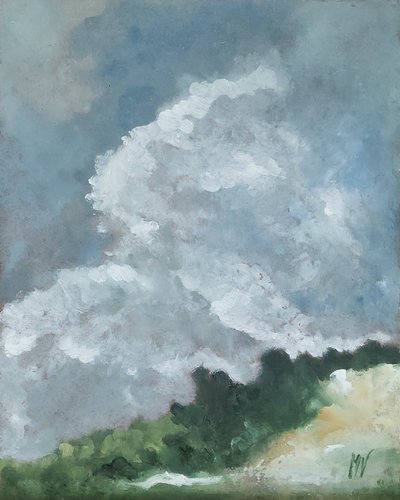 Wolken darüber av M. Vet