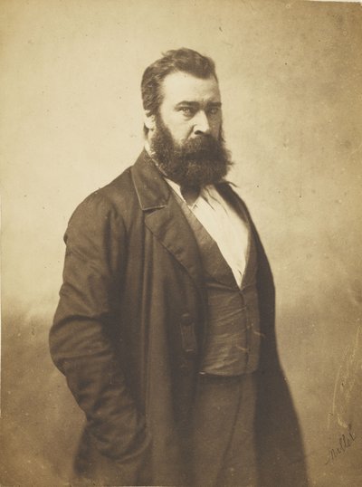 Jean-François Millet, 1856-58 (saltede papirutskrifter fra glassnegativer) av Nadar