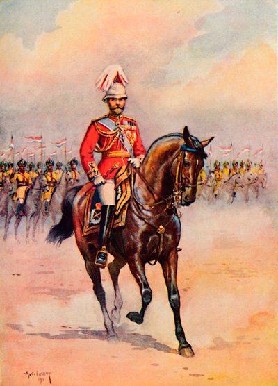 'HM King George in India', 1913 av AC Lovett