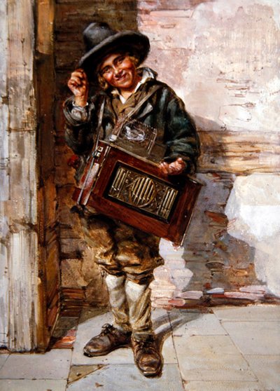 Hurdy-Gurdy-spilleren av A.J. Rayner