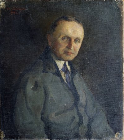 Portrett av pianisten Konstantin Igumnov 1873-1948, 1930 av A.K. Elsner