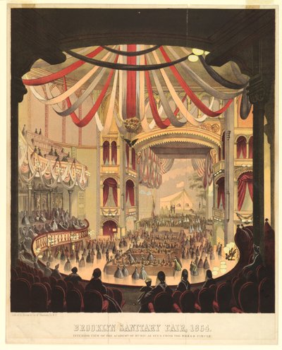 Innvendig visning av musikkhøgskolen sett fra Dress Circle av A. Brown and Company