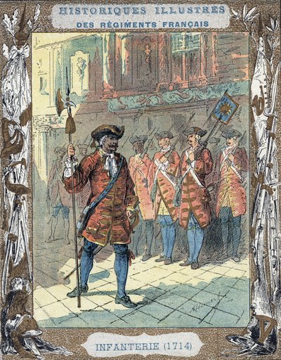 fransk infanteri av A. Demarle