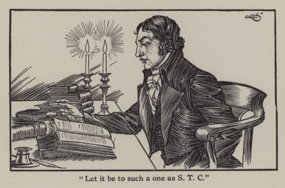 Illustrasjon for The Essays of Elia av Charles Lamb (litho) av A. Garth Jones