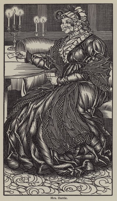 Illustrasjon for The Essays of Elia av Charles Lamb (litho) av A. Garth Jones