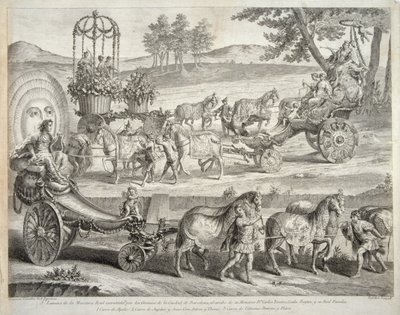 Vognen fra Apollo, 1764 av A. J. De Fehrt