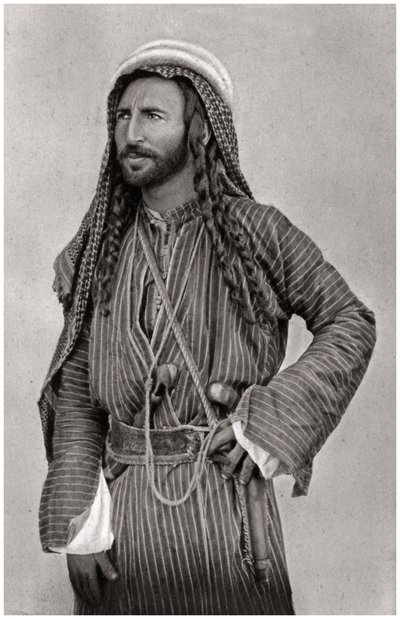 En beduin fra ørkenen, Irak, 1925 av A. Kerim
