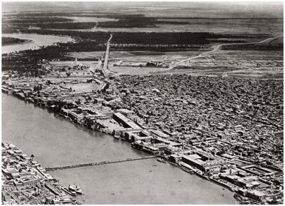 Bagdad fra et fly, Irak, 1925 av A. Kerim