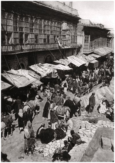 Sheikh Gazal-markedet i Ashar, Basra, Irak, 1925. av A. Kerim