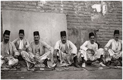 Tyrkiske pengevekslere, Bagdad, Irak, 1925 av A. Kerim