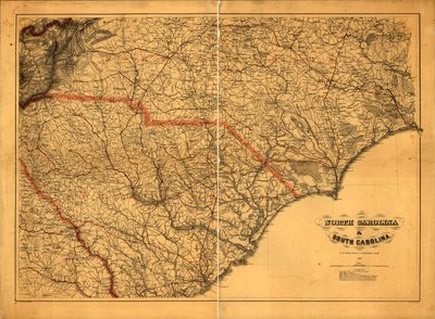 633 600. LC Civil War Maps (2. utg.), 305a.4 Generelt kart. Myndigheter brukt til å lage kartet er oppført under tittelen. Statsnavn, grenser og jernbaner er overtrykt med rødt. Beskrivelse hentet fra publisert bibliografi. Tilgjengelig også gjennom av A. Lindenkohl