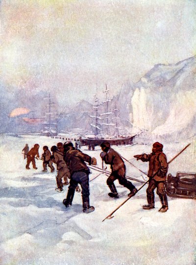 Skipene ble kalt Terror and the Erebus, 1847, 1905. av A. S. Forrest