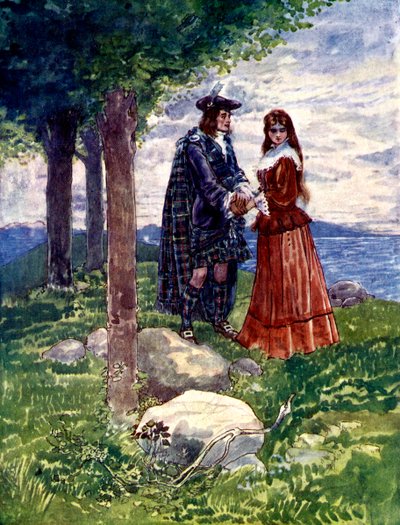 De tok et trist farvel med hverandre, 1746, 1905. av A. S. Forrest