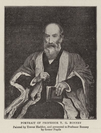 Portrett av professor TG Bonney av A. Trevor Haddon