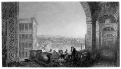 Roma, fra Vatikanet, sent på 1800-tallet. av A. Willmore