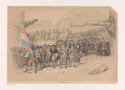 Historisk prosesjon i anledning V.O.C. av A. van Groeneveldt