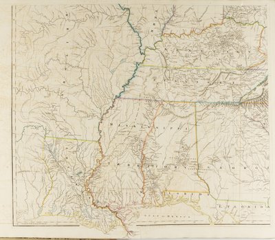 Et kart over Nord-Amerikas forente stater av Aaron Arrowsmith