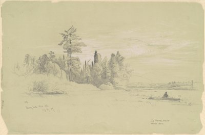 Cherry Lake, White Mountains av Aaron Draper Shattuck