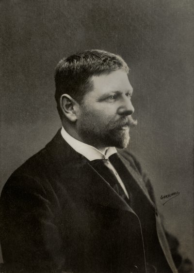 Portrett av advokat Fernand Gustave Gaston Labori (foto) av Aaron Gerschel
