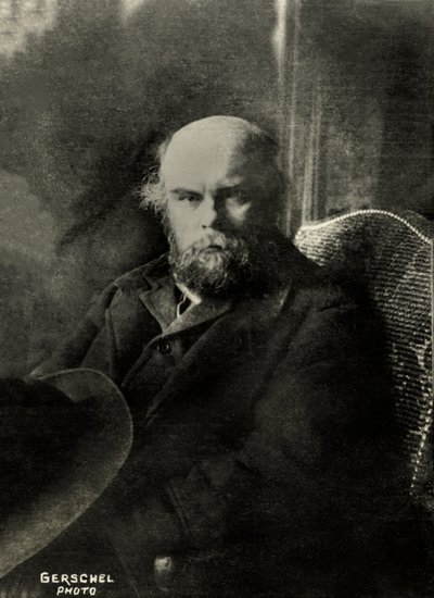 Portrett av forfatteren Paul Verlaine (foto) av Aaron Gerschel