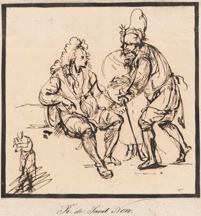 En gartner og en gentleman av Abbé de Saint Non Jean Claude Richard