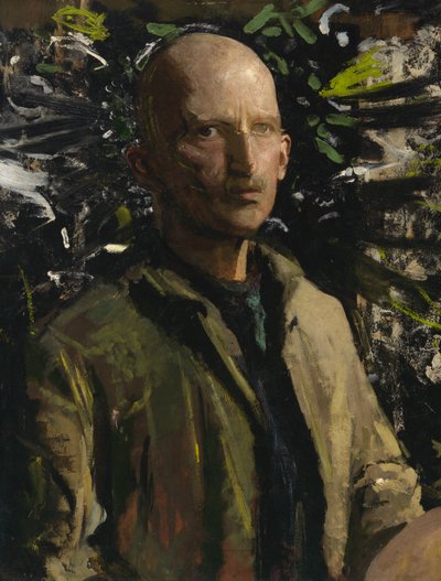 Abbott Handerson Thayer, selvportrett, 1920. av Abbott Handerson Thayer
