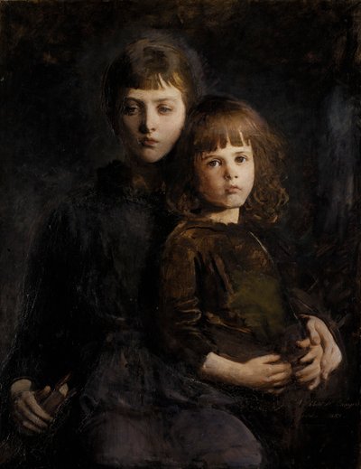 Bror og søster (Mary og Gerald Thayer) av Abbott Handerson Thayer