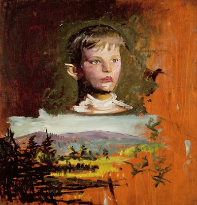 Head of a Boy, 1919 av Abbott Handerson Thayer