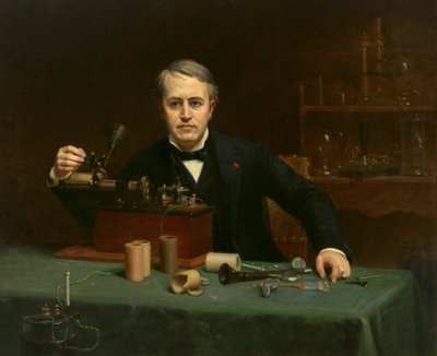 Thomas Alva Edison (1847–1931) av Abraham Archibald Anderson