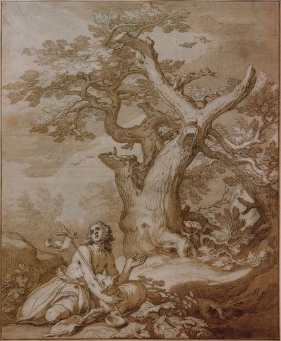 Døperen Johannes i naturen av Abraham Bloemaert