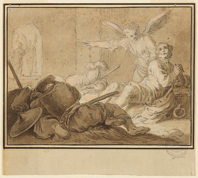 Frigjøring av St. Peter av Abraham Bloemaert