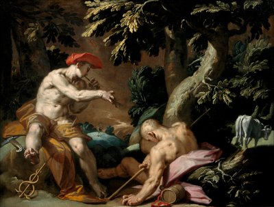 Mercury, Argus og Io, ca 1592 av Abraham Bloemaert