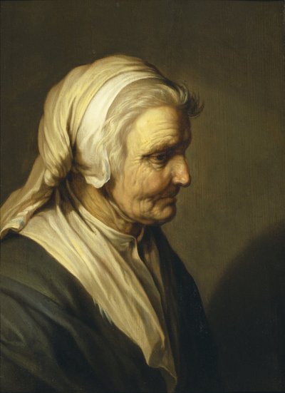 Gammel kvinne av Abraham Bloemaert