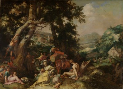 Døperen Johannes forkynner av Abraham Bloemaert