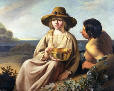 Hyrde og gjeterinne av Abraham Bloemaert
