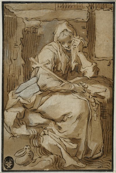 Den hellige Thaïs av Abraham Bloemaert