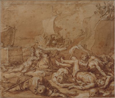 Theagenes og Chariclea etter forliset av Abraham Bloemaert